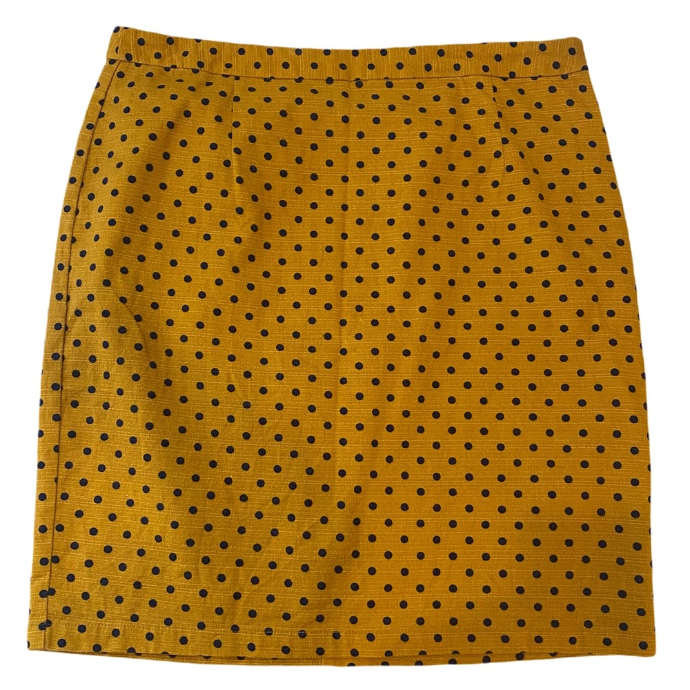 Gap Golden & Black Dot Skirt
